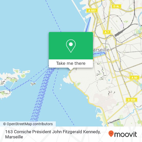 163 Corniche Président John Fitzgerald Kennedy plan