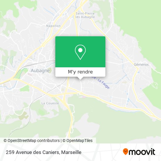 259 Avenue des Caniers plan