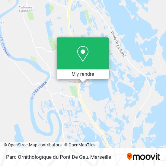 Parc Ornithologique du Pont De Gau plan