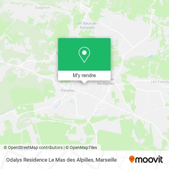 Odalys Residence Le Mas des Alpilles plan