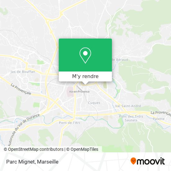 Parc Mignet plan