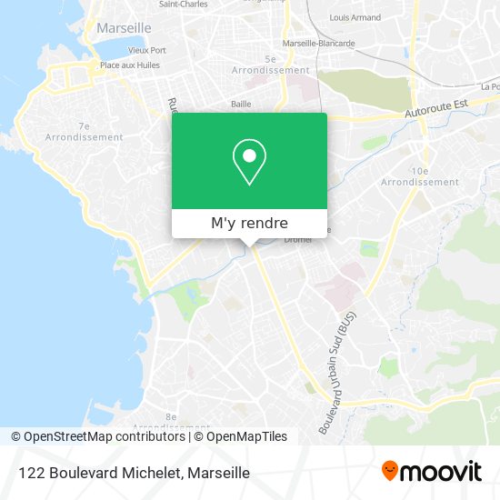 122 Boulevard Michelet plan
