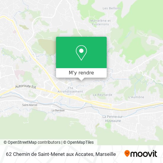 62 Chemin de Saint-Menet aux Accates plan