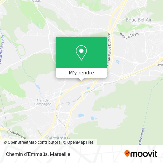 Chemin d'Emmaüs plan