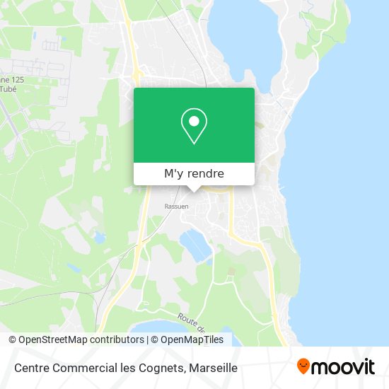 Centre Commercial les Cognets plan