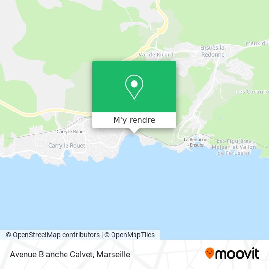 Avenue Blanche Calvet plan