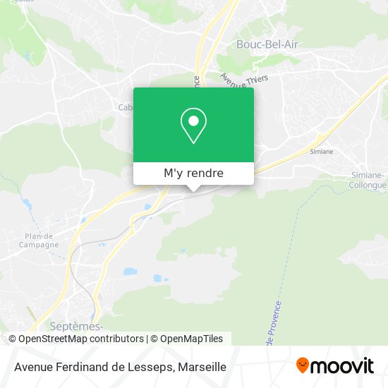 Avenue Ferdinand de Lesseps plan