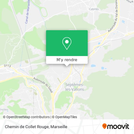 Chemin de Collet Rouge plan