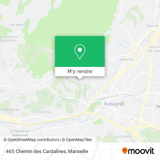 465 Chemin des Cardalines plan