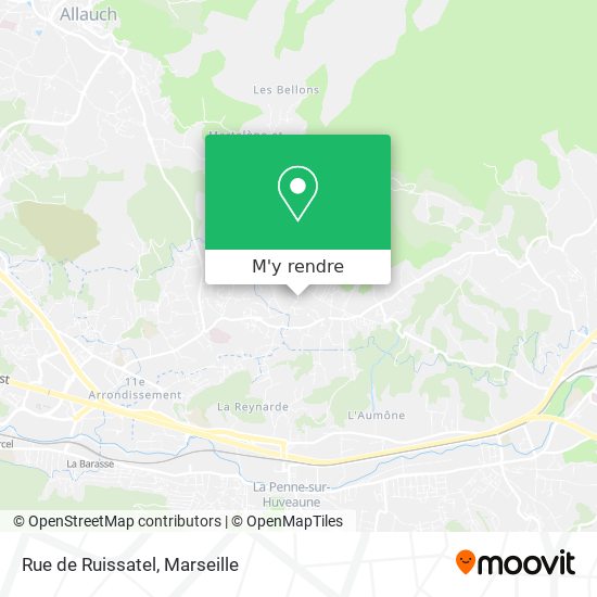 Rue de Ruissatel plan
