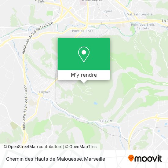 Chemin des Hauts de Malouesse plan