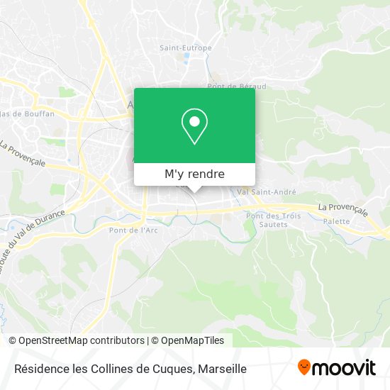 Résidence les Collines de Cuques plan