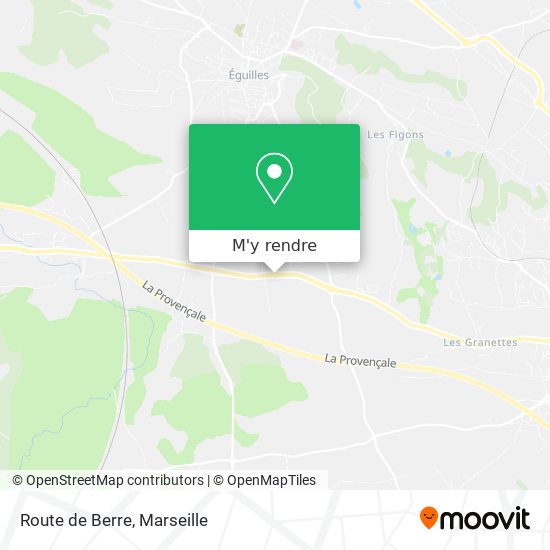 Route de Berre plan