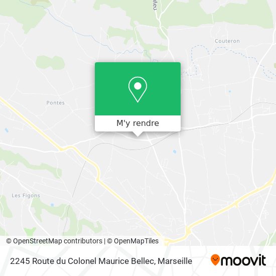 2245 Route du Colonel Maurice Bellec plan