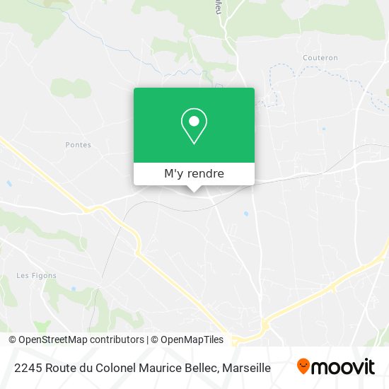 2245 Route du Colonel Maurice Bellec plan