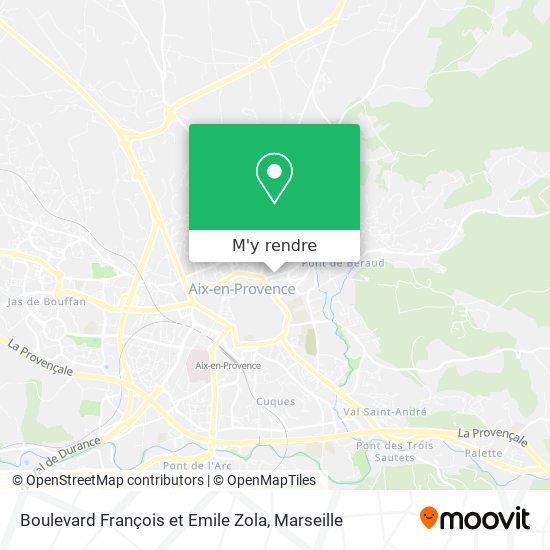 Boulevard François et Emile Zola plan