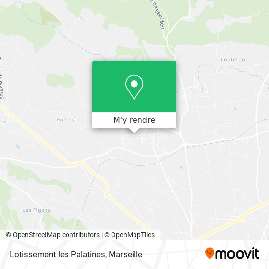 Lotissement les Palatines plan