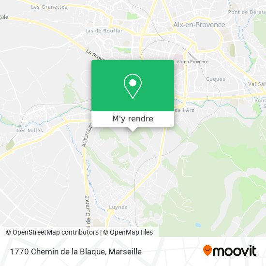 1770 Chemin de la Blaque plan