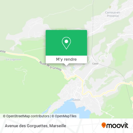 Avenue des Gorguettes plan