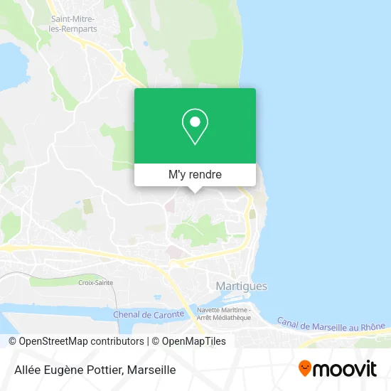 Allée Eugène Pottier plan