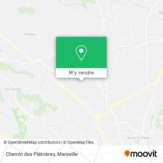 Chemin des Plâtrières plan