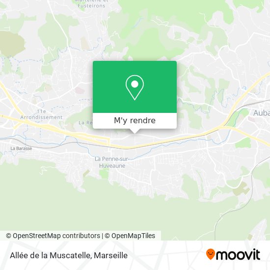 Allée de la Muscatelle plan