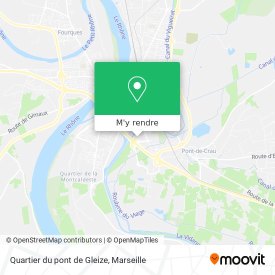 Quartier du pont de Gleize plan
