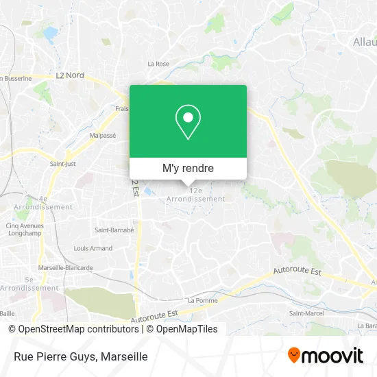 Rue Pierre Guys plan