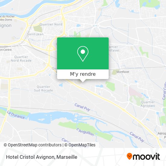 Hotel Cristol Avignon plan