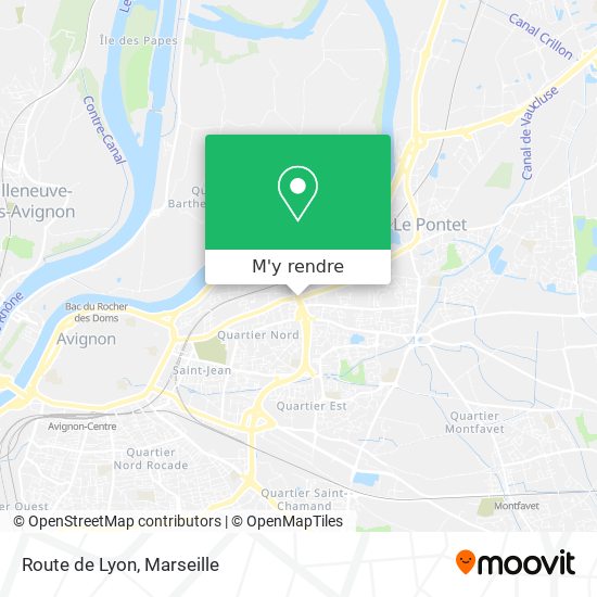 Route de Lyon plan