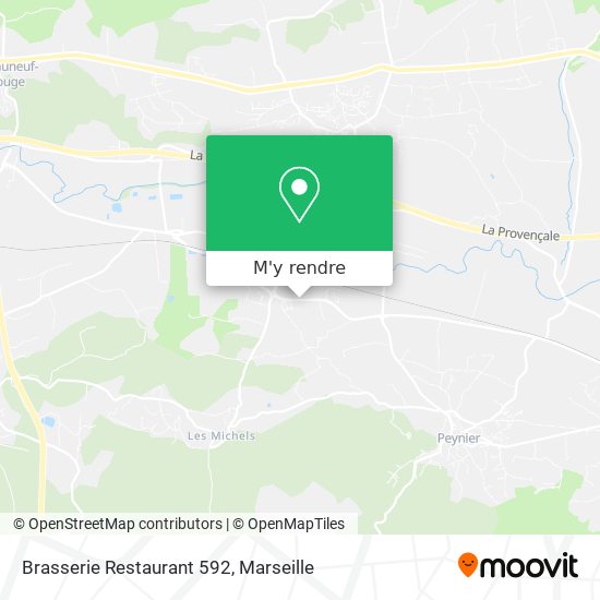 Brasserie Restaurant 592 plan