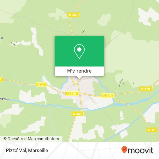 Pizza' Val, 13 Place Thiers 13430 Eyguierés plan