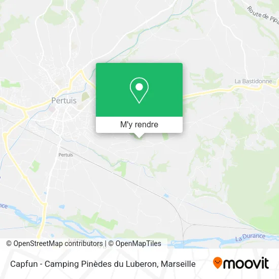 Capfun - Camping Pinèdes du Luberon plan