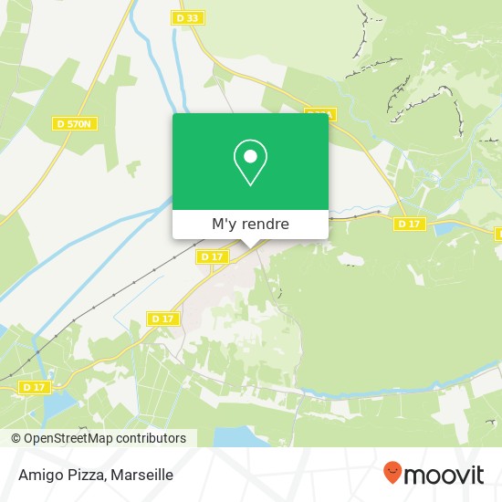 Amigo Pizza, 79 Cours Alphonse Daudet 13990 Fontvieille plan
