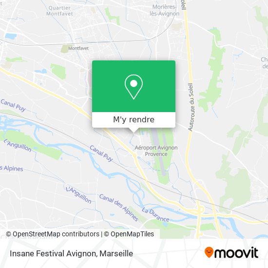 Insane Festival Avignon plan