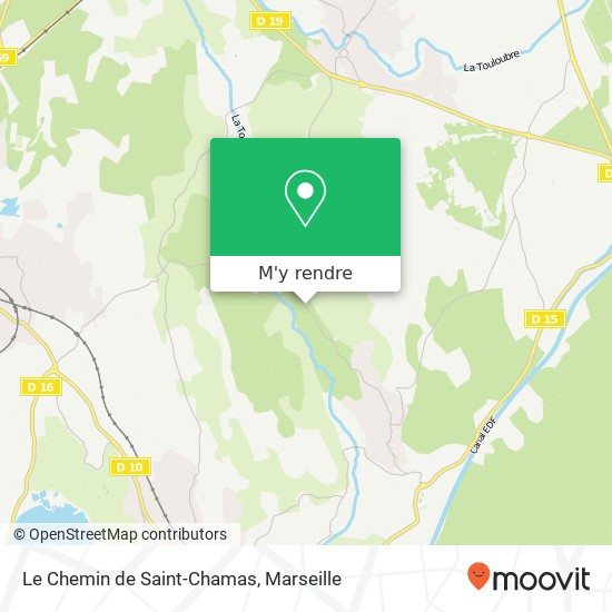 Le Chemin de Saint-Chamas plan