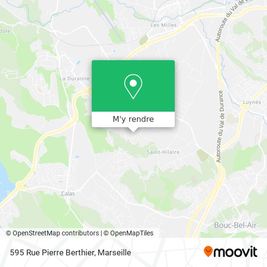 595 Rue Pierre Berthier plan