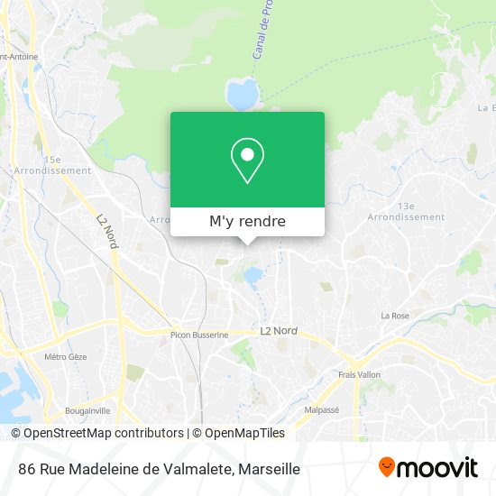 86 Rue Madeleine de Valmalete plan