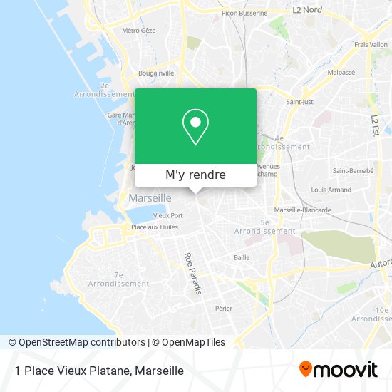 1 Place Vieux Platane plan