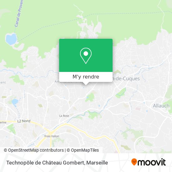 Technopôle de Château Gombert plan