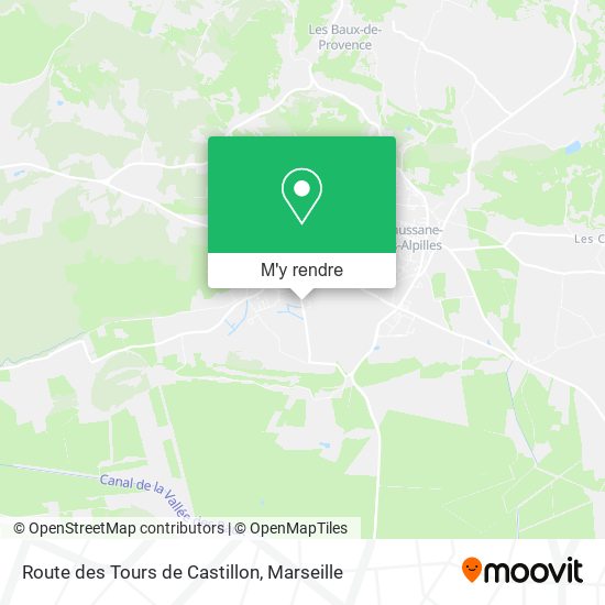 Route des Tours de Castillon plan