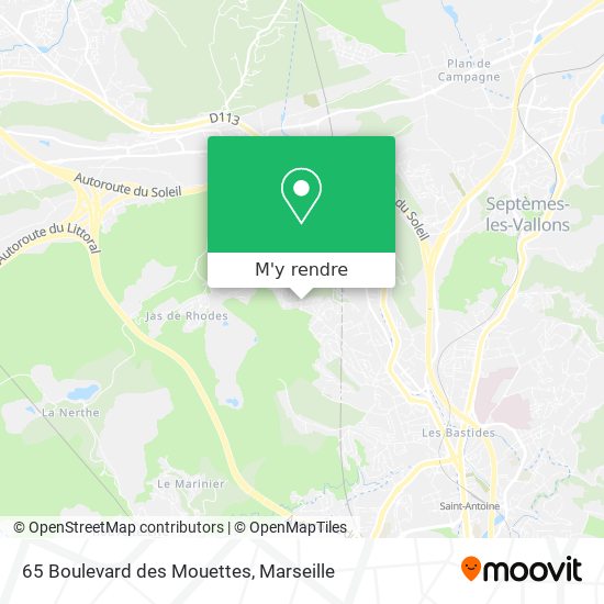65 Boulevard des Mouettes plan