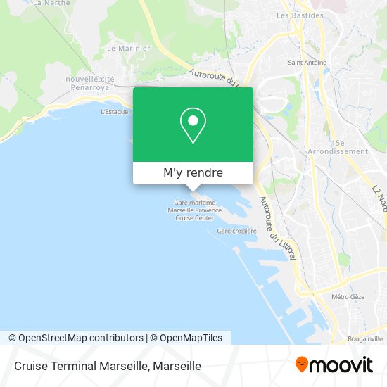 Cruise Terminal Marseille plan