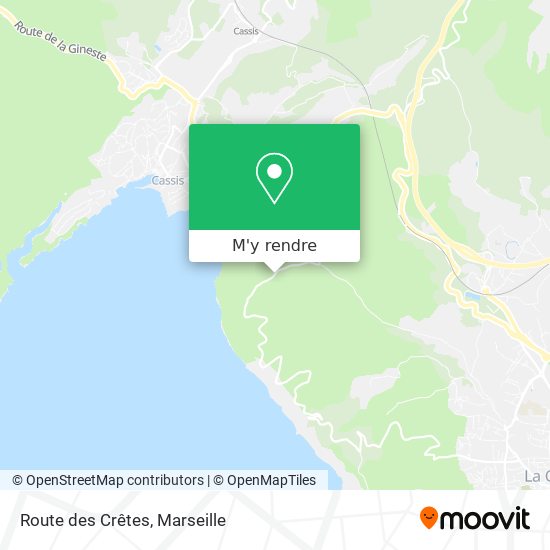 Route des Crêtes plan
