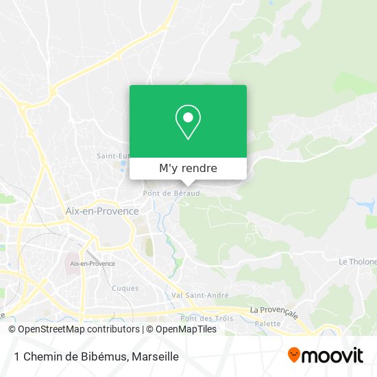 1 Chemin de Bibémus plan