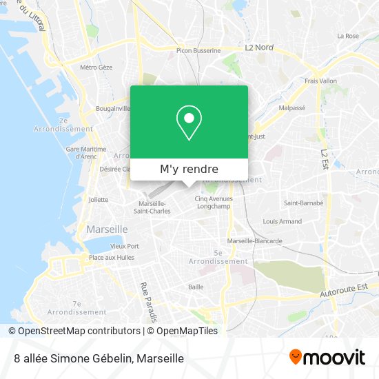 8 allée Simone Gébelin plan