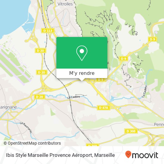 Ibis Style Marseille Provence Aéroport plan