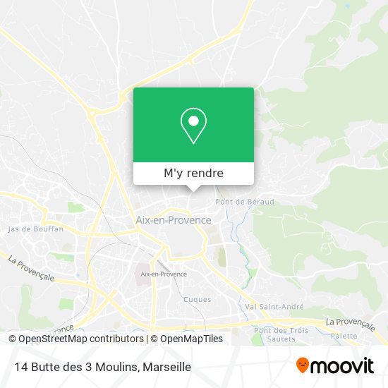 14 Butte des 3 Moulins plan