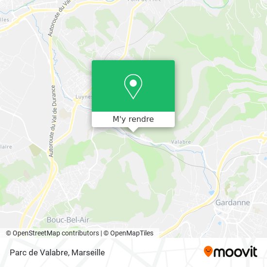 Parc de Valabre plan