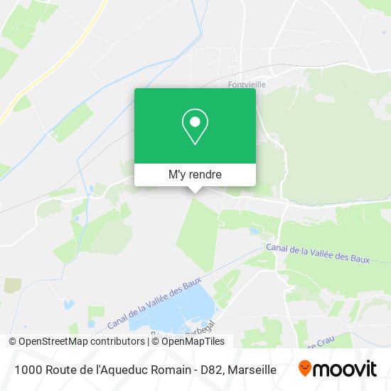 1000 Route de l'Aqueduc Romain - D82 plan